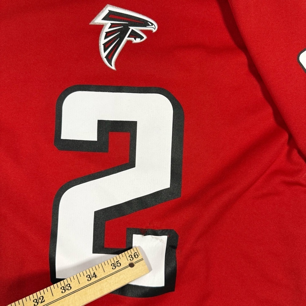 Reebok Atlanta Falcons Youth Jersey Matt Ryan‎ #2 Black. Size Large - Picture 5 of 8